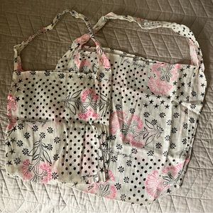 Free People reusable tote bag set